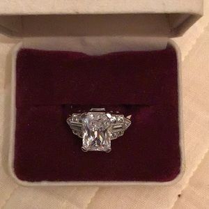 IMENA Sterling Silver 925 CZ Ring